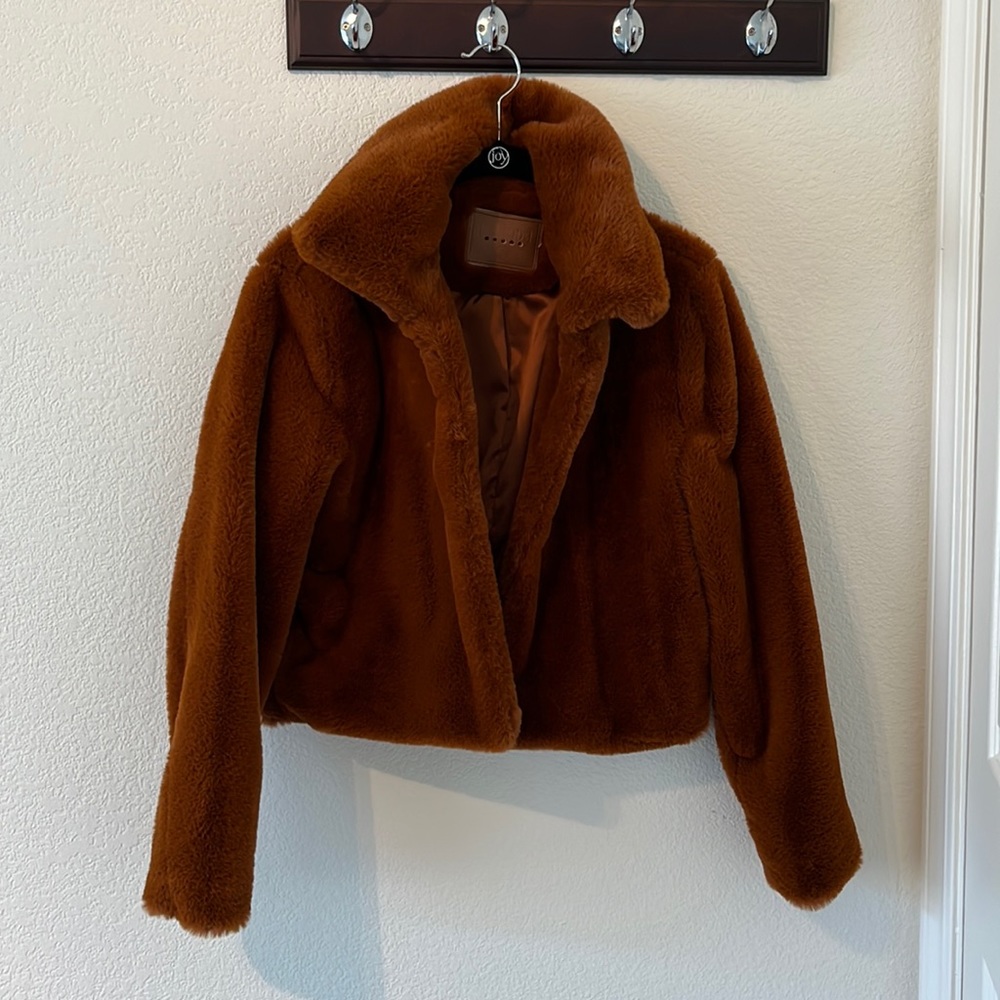 Blank NYC Faux Fur Jacket
